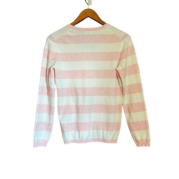 3 for $30! Tommy Hilfiger cotton blend striped v neck sweater - Picture 8 of 10